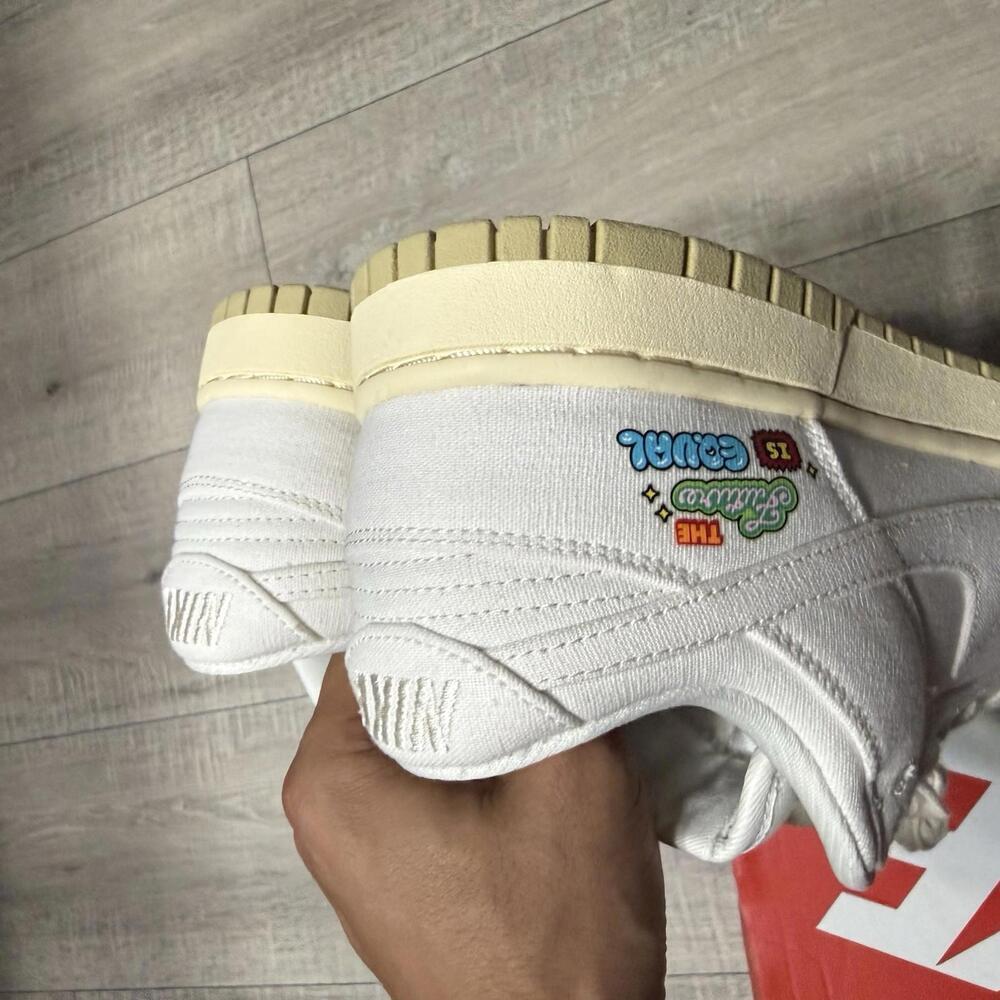 Nike Dunk SE Sail Ivory Low The Future is Equal FD0868 133 Size 9 Women - Picture 5 of 8